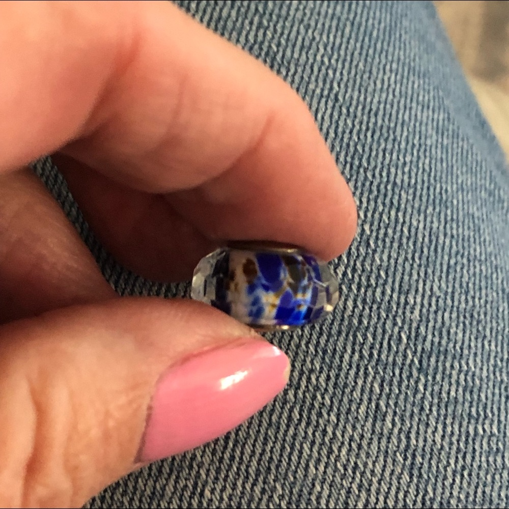 Authentic Pandora Charm. 925 and ALE markings. Gorgeous Blues.